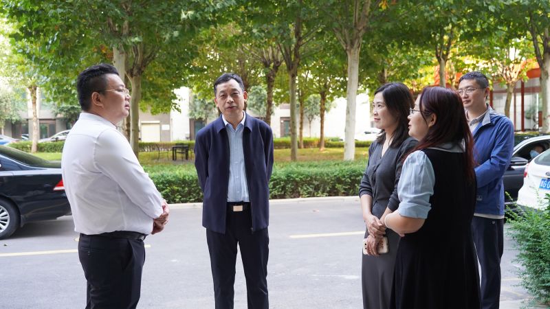 欢迎市委外办一行莅临开云网页版调研指导